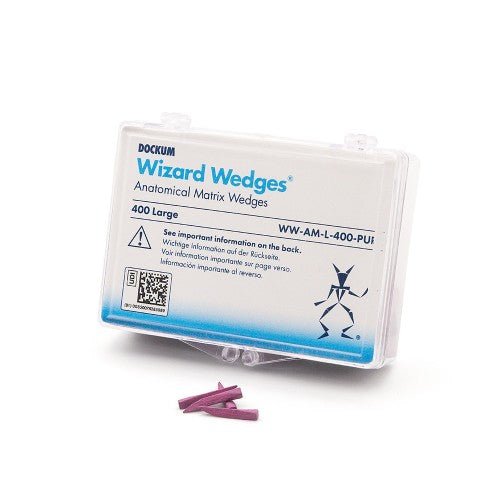 Wizard Wedges Wood Anatomical Sectional Matrix Wedges Qty 400 - Dockum - GoldenDent